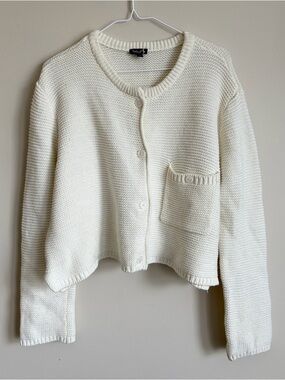 Whit Splendid Cotton Blend Button Up Cardigan Women’s L